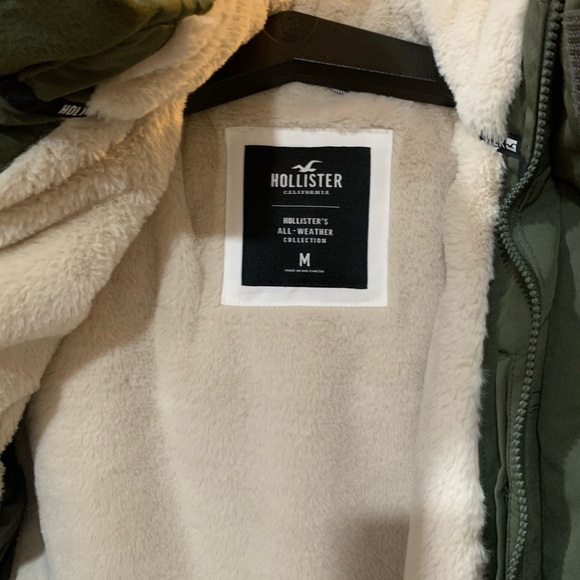 Men's Hollister Faux Fur-Lined All-Weather Winter Jacket - Picture 3 of 7